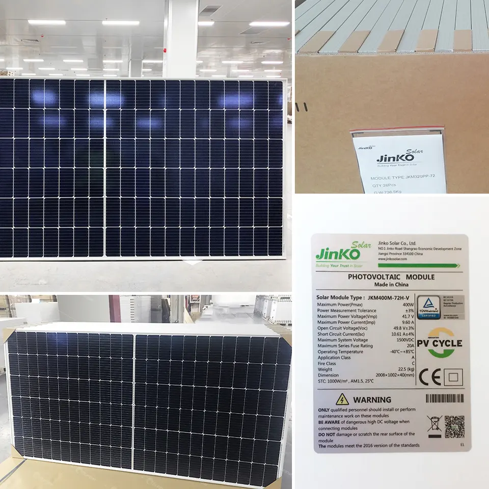 Jinko Tiger Neo 620W 太阳能电池板 晶科 Tiger Neo 605-630W N 型双面双玻高效组件