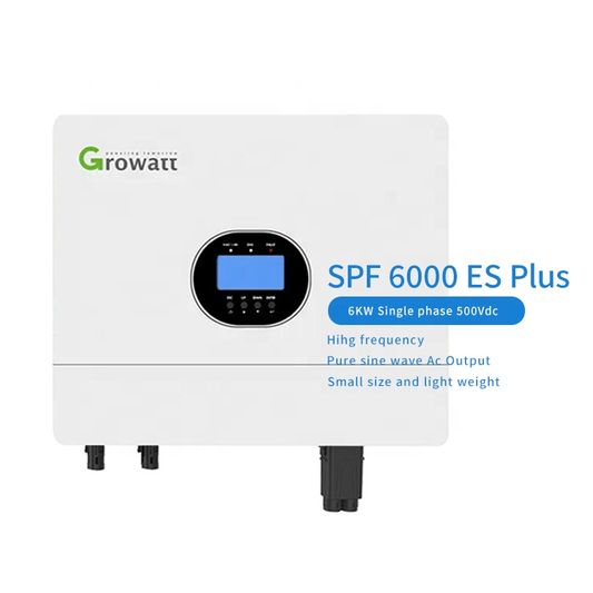 Growatt SPF 6000 ES Plus 6KW 离网家用太阳能逆变器